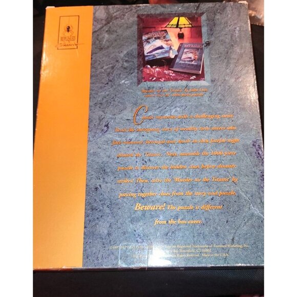 Murder On The Titanic A Mystery Jigsaw Puzzle 1000 Pieces BePuzzled New Sealed - Picture 3 of 5